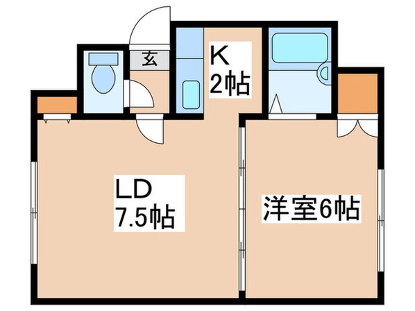 マンションオ－ビックの物件間取画像